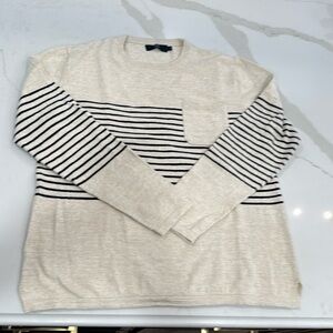 J. Crew Outlet Striped Sweater
Size XL
100% Cotton
Runs Small/Fits Like A Large